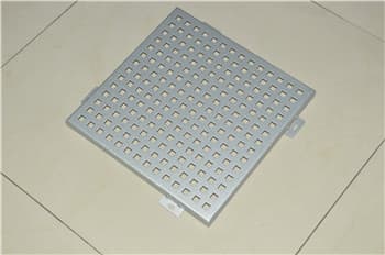 Most Popular Shining Silver Square_Perforated PVDF ASP